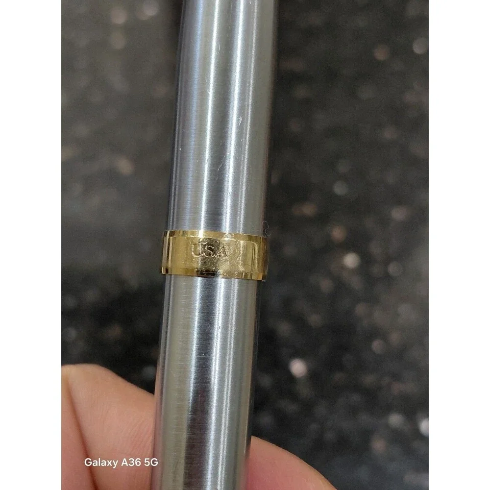 Sheafer gray And Gold  ballpoint pen